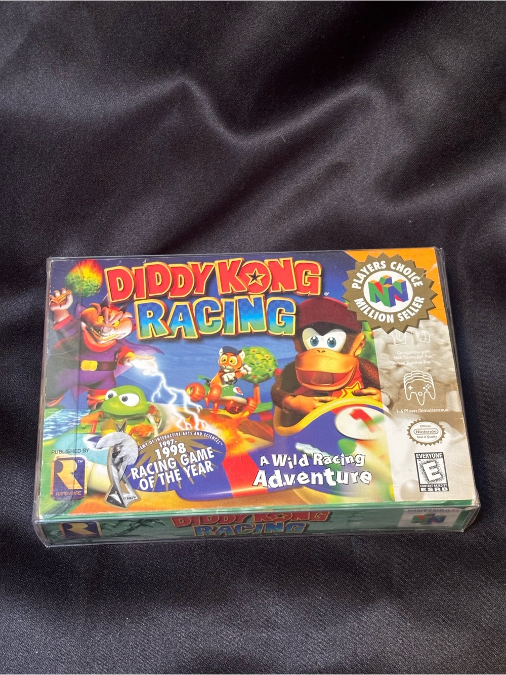 Diddy Kong Racing Nintendo 64 Game N64 Authentic 1998 Racing Game of the Year